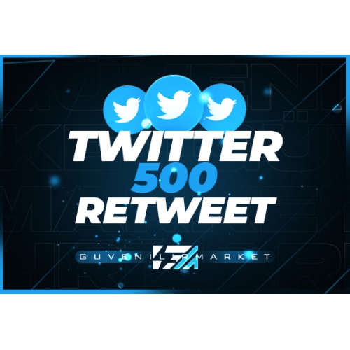  500 Twitter Retweet- KEŞFET ETKİLİ